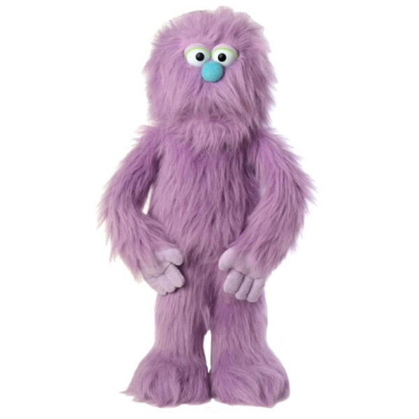 Big 30" Purple Fluffy Friend Puppet - Character Puppets & Mascot Puppets